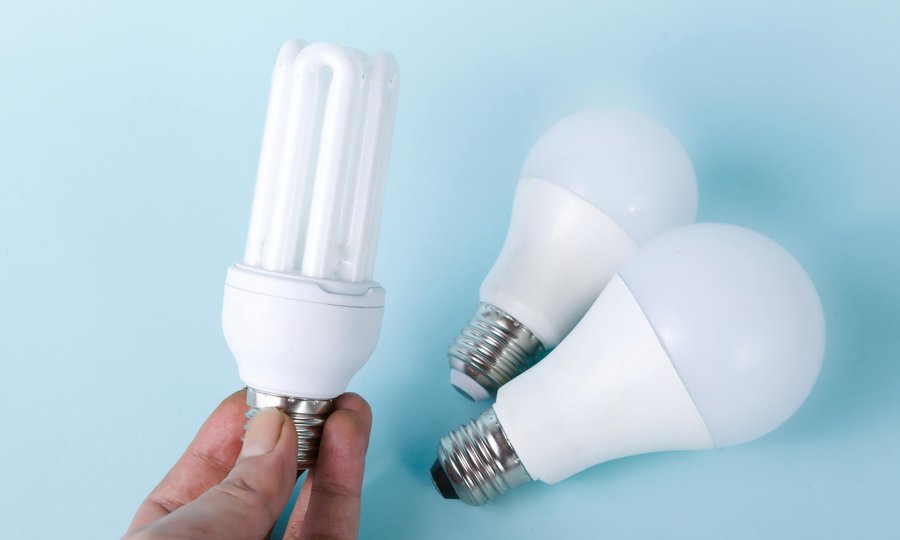 Lâmpada LED para economizar energia