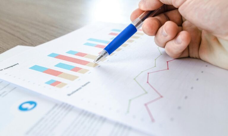 Gráficos de investimentos mostrando quanto rende 1000 reais na renda fixa